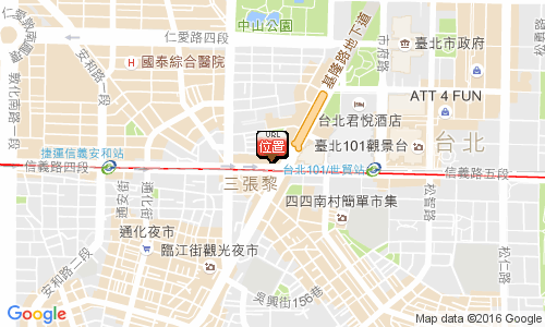 106 台北市大安區忠孝東路４段295號3樓